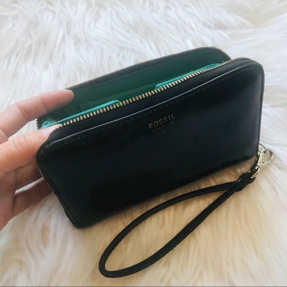 Black Fossil Wallet